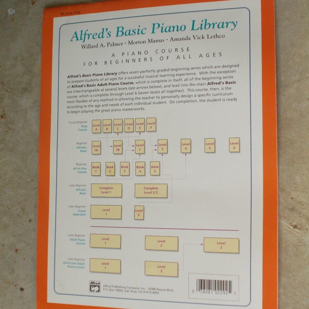 Alfred's Basic Piano Library Prep Course (young) - Picture 2 of 2